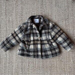 Zara Kids Plaid twill Jacket